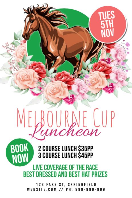 Melbourne Cup Poster Images .